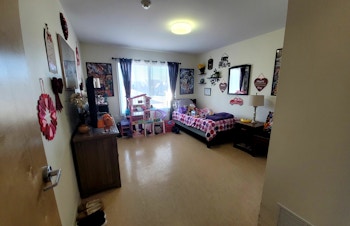 A bedroom at Hanover Respite Group Home